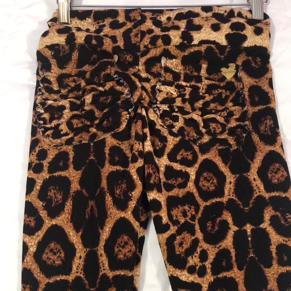 Rare leopard low cute cute Booty lounge L Leggings